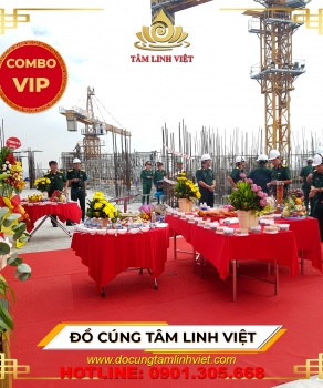 Mâm cúng khởi công, động thổ (Gói Vip)