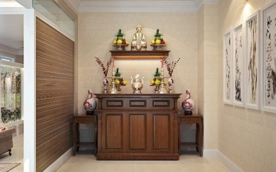 Về nhà mới tránh đừng đặt bàn thờ kiểu này, ai lỡ làm sai phải sửa ngay