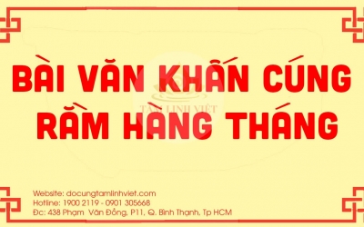 Văn khấn rằm tháng 4 năm Nhâm Dần cúng rằm gia tiên, thổ công chuẩn nhất