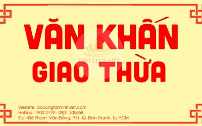 Bài Văn khấn giao thừa ngoài trời, trong nhà năm Nhâm Dần 2022