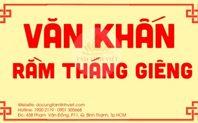 Bài Văn khấn Rằm tháng Giêng 2022 chuẩn nhất
