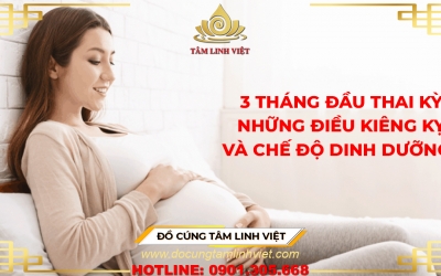 3 tháng đầu thai kỳ, Những điều kiêng  kỵ, chế độ dinh dưỡng