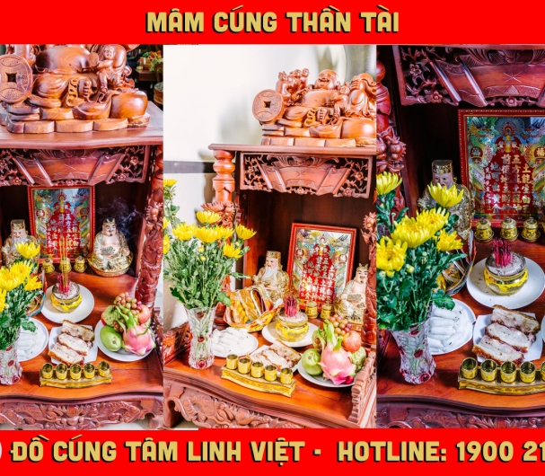 Dịch vụ chuẩn bị mâm lễ cúng thần tài trọn gói