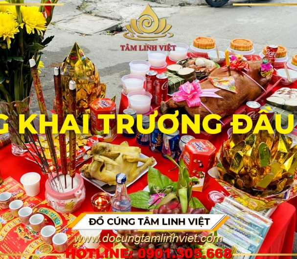 Cúng khai trương đầu năm Giáp Thìn 2024