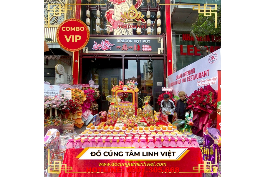 Mâm cúng khai trương (Yêu Cầu)